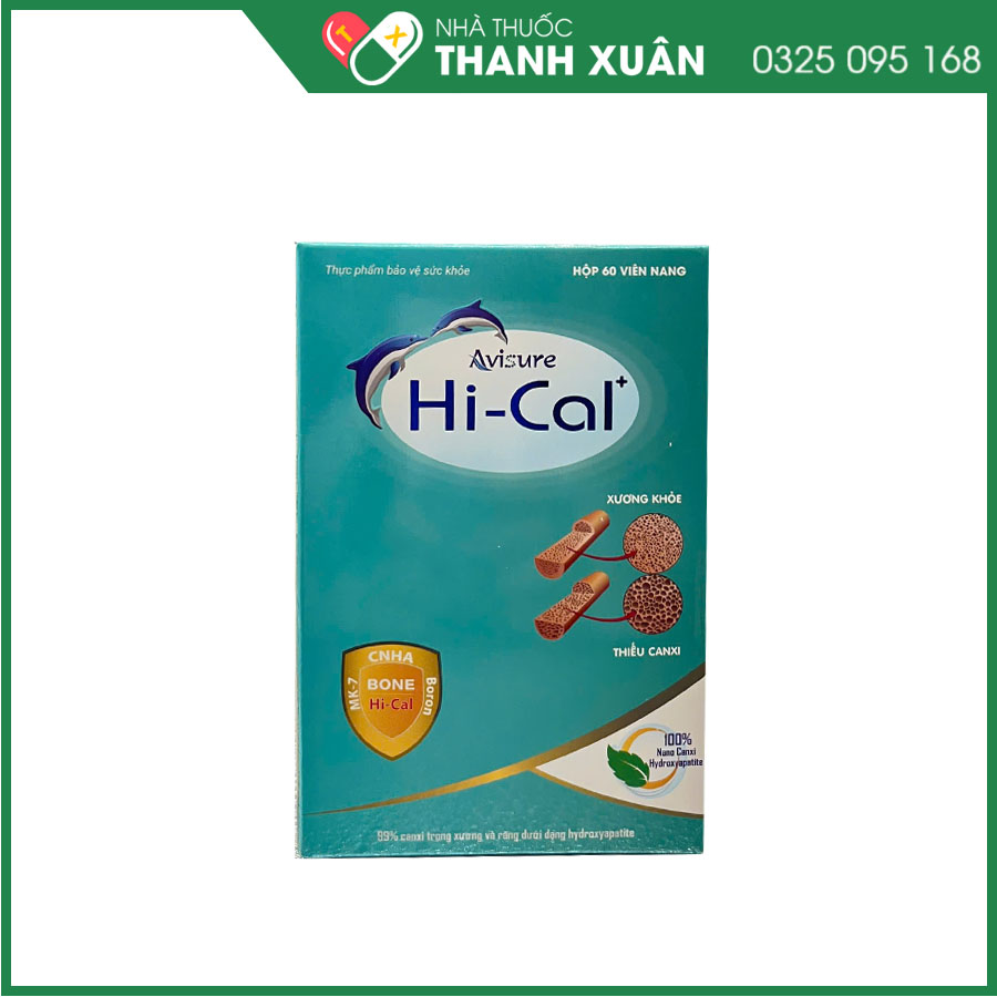 Viên uống Avisure Hi-Cal  bổ sung canxi và các vitamin